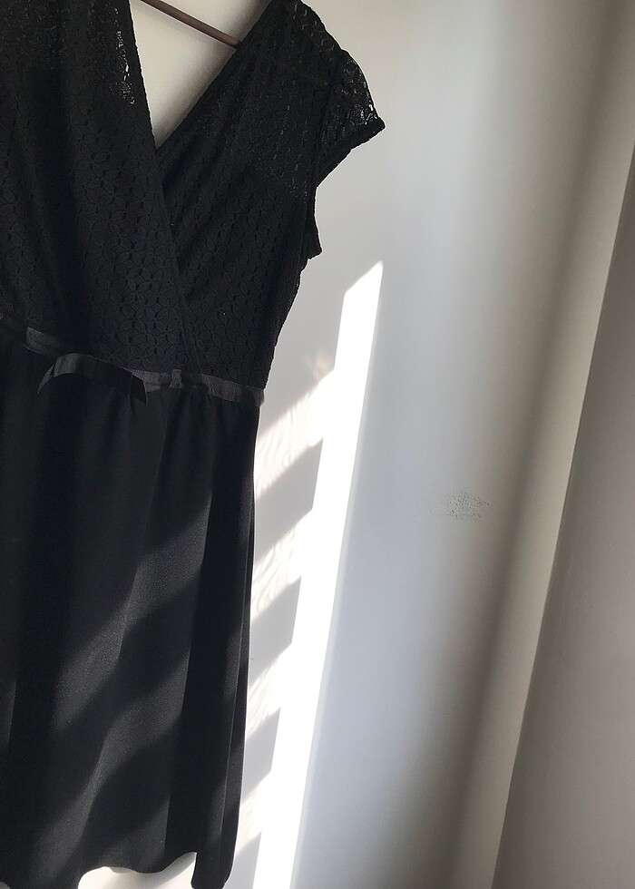 Adl siyah elbise - Görsel 3