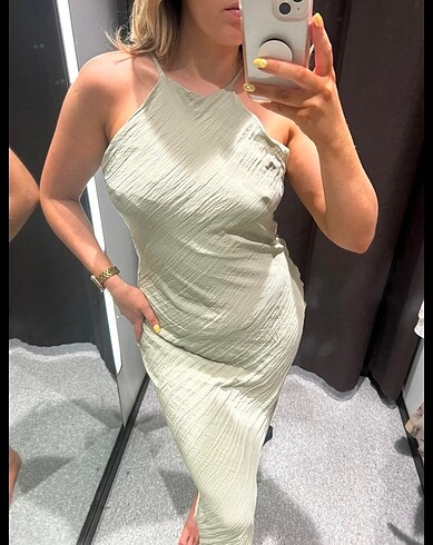 s Beden Zara halter yaka elbise
