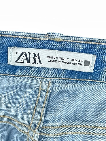 34 Beden mavi Renk Zara Jean / Kot %70 İndirimli.