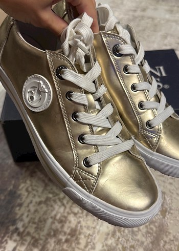37 Beden Armani Jeans Orijinal Gold Sneaker 37