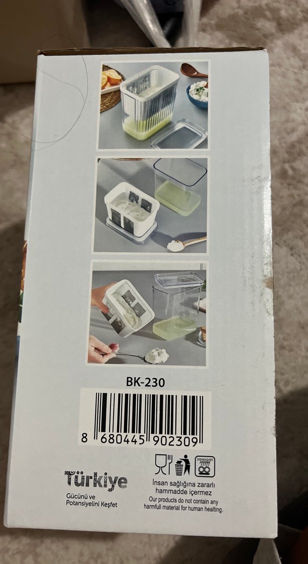 Beyaz Yoğurt Filtresi 2,2 Litre - Görsel 3