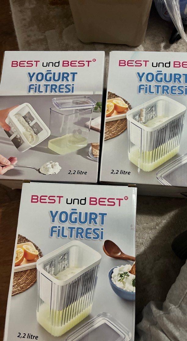 Beyaz Yoğurt Filtresi 2,2 Litre - Görsel 2