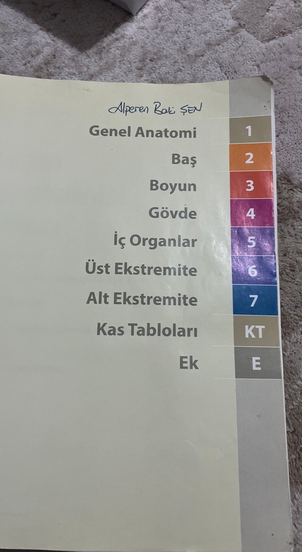 İnsan Anatomisi Atlası - Kas Tabloları ile - Görsel 2