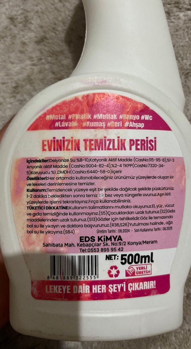 Pericet Genel Temizleyici Sıvı - Görsel 3