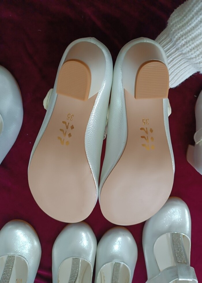 Kız çocuk topuklu ayakkabı özel günler için  - Görsel 3