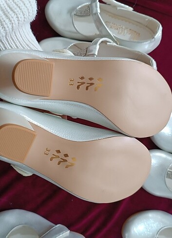 Kız çocuk topuklu ayakkabı özel günler için  - Görsel 4