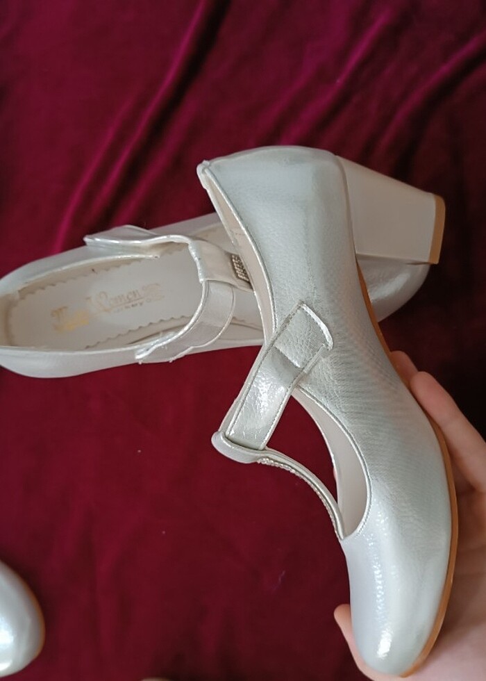 Kız çocuk topuklu ayakkabı özel günler için  - Görsel 3