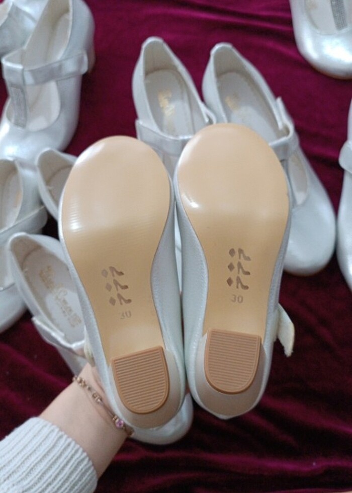 Kız çocuk topuklu ayakkabı özel günler için  - Görsel 3