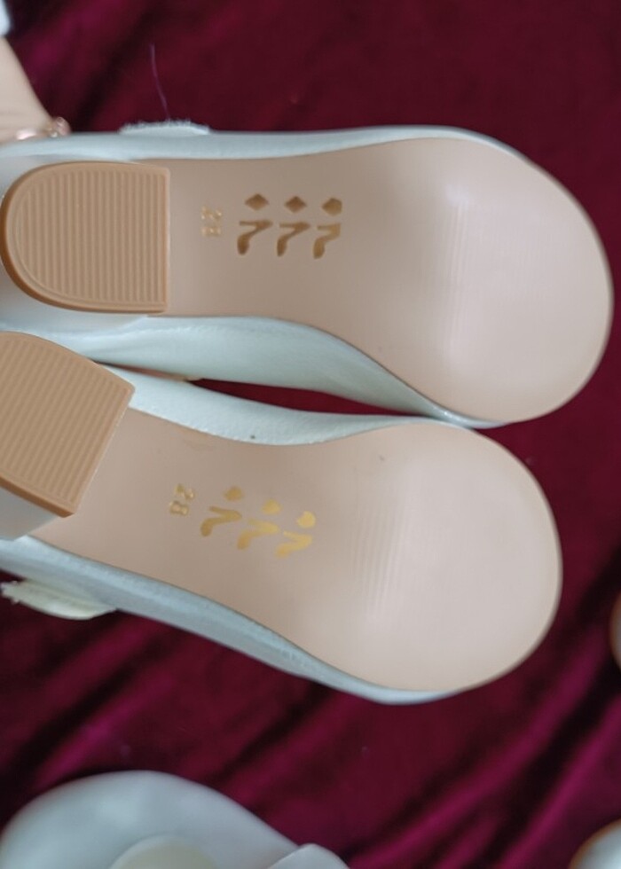 Kız çocuk topuklu ayakkabı özel günler için  - Görsel 4