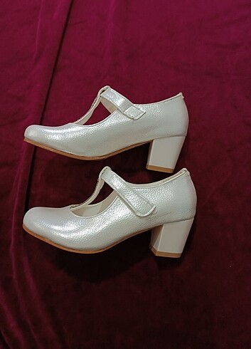 Kız çocuk topuklu ayakkabı özel günler için  - Görsel 2