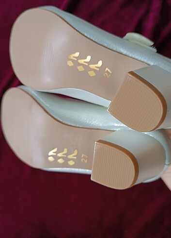 Kız çocuk topuklu ayakkabı özel günler için  - Görsel 4