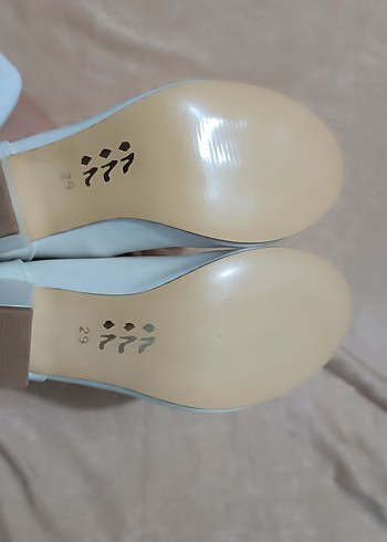 Kız Çocuk Beyaz taşlı topuklu ayakkabı - Görsel 3