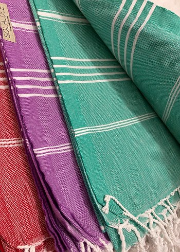 Çizgili Çok Renkli Bohem Peştamal Seti - Görsel 3