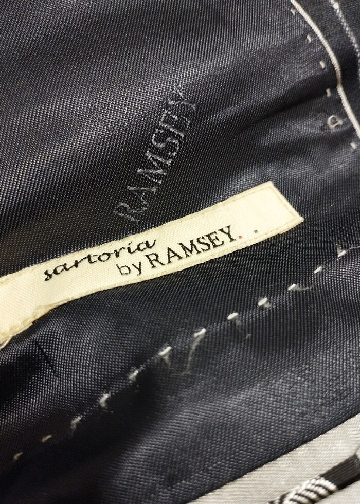 Ramsey 56 /drop 6 lacivert çizgili takım elbise - Görsel 5