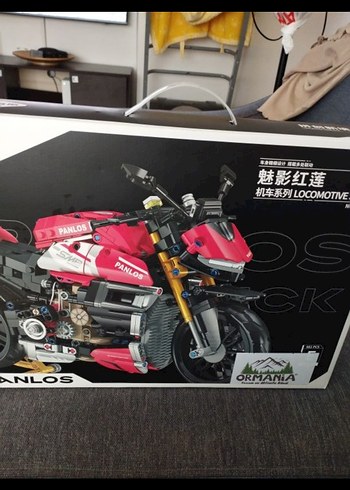 981 parça Panlos blok seti Nessiw Panlos Hayalet Kırmızı Lotus - Görsel 3