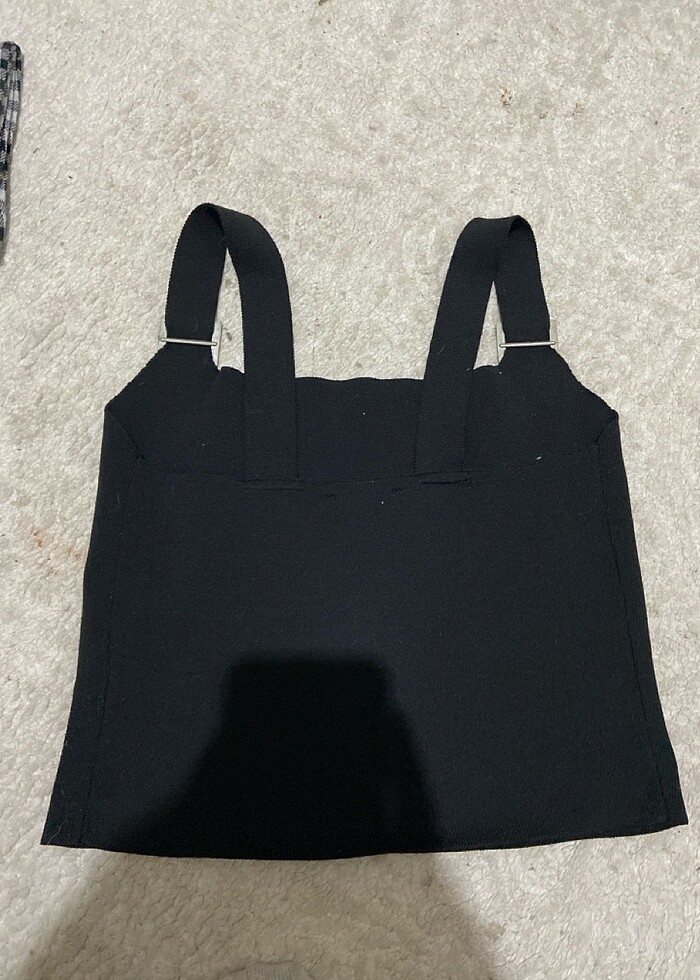 Siyah Crop - Görsel 2