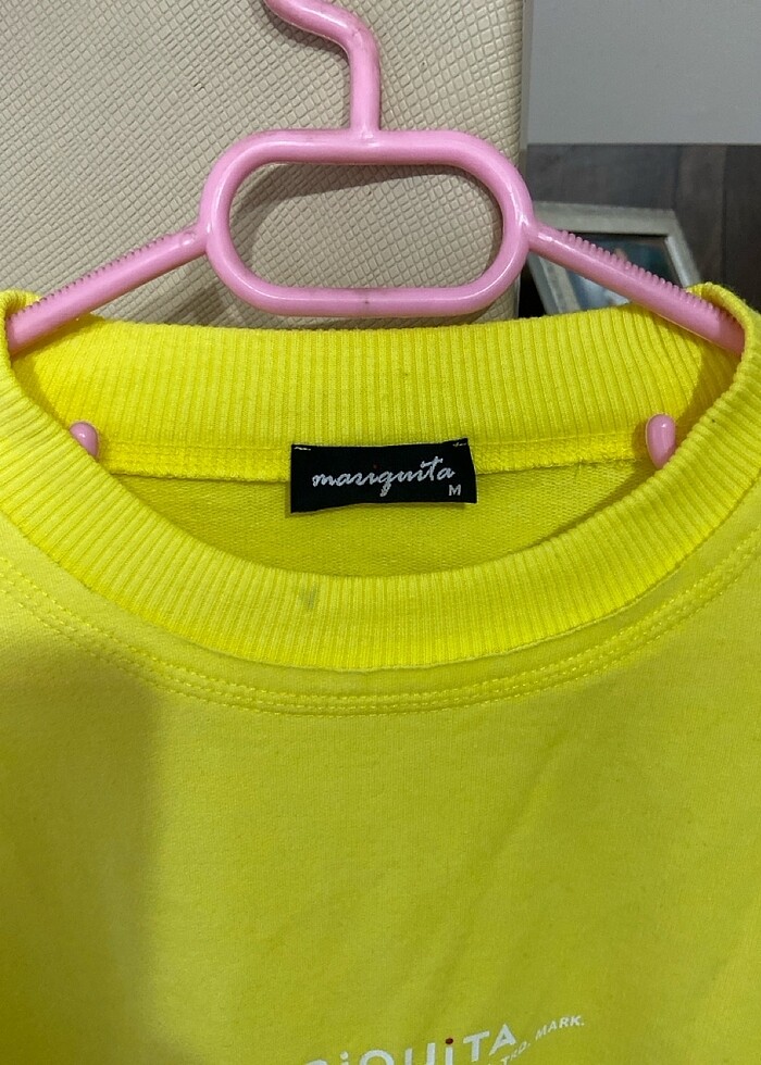 Sarı sweat - Görsel 2