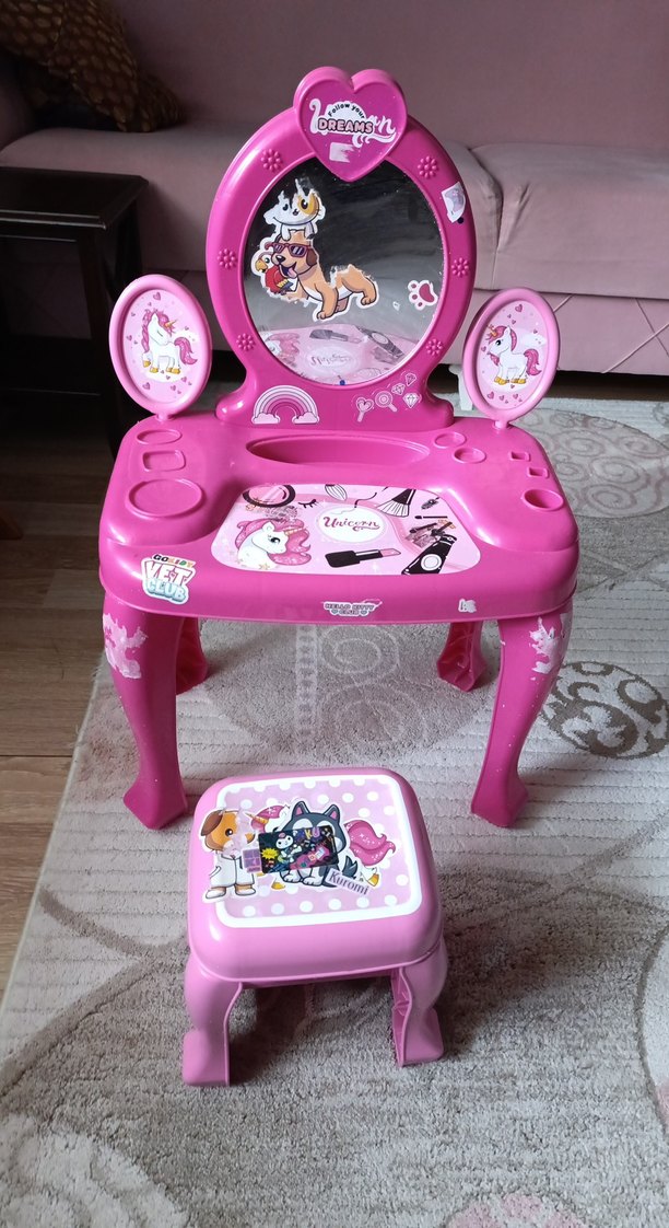 Çocuklar için Pembe Renkli Şifonyer - Görsel 2