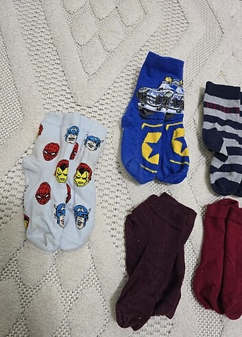 27-30 numara 7 adet çorap - Görsel 2