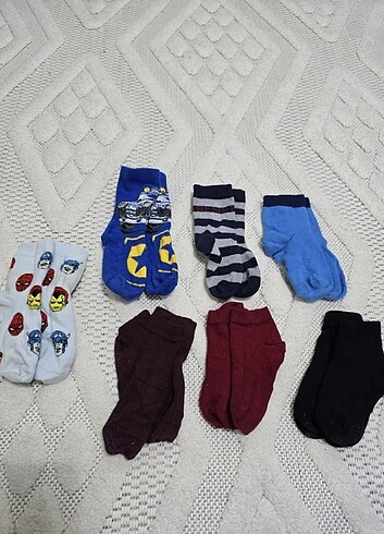 27-30 numara 7 adet çorap - Görsel 4