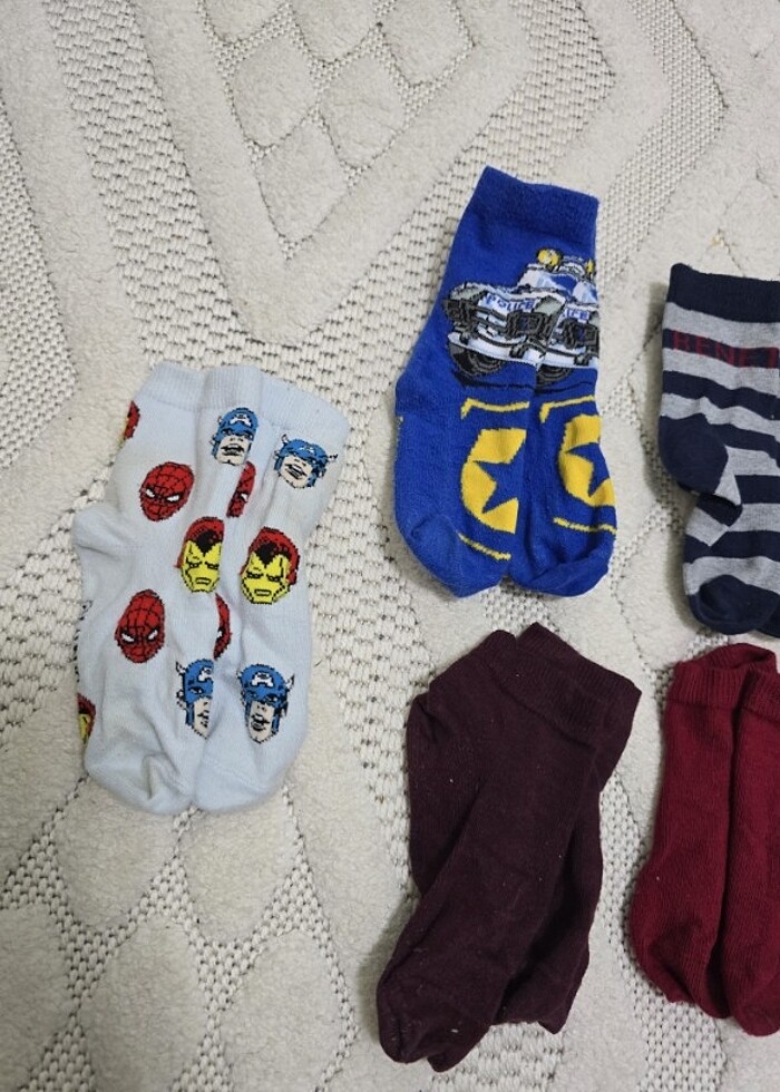 27-30 numara 7 adet çorap - Görsel 2