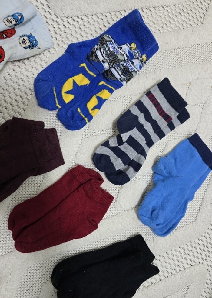 27-30 numara 7 adet çorap - Görsel 3