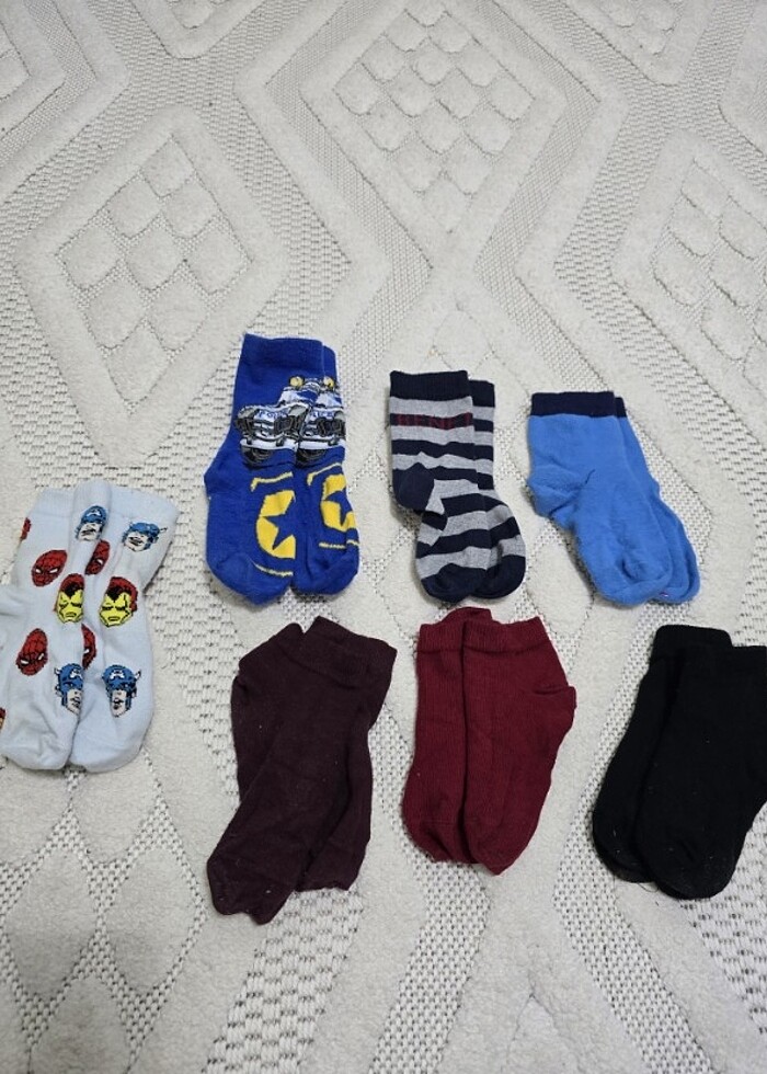 27-30 numara 7 adet çorap - Görsel 4