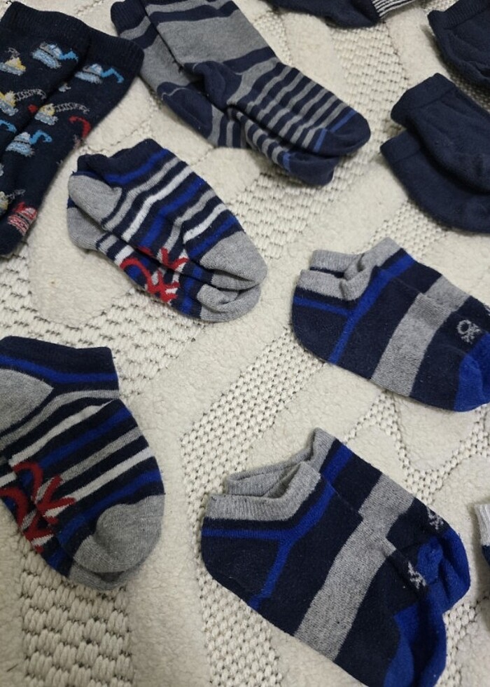 23-26 numara 17 adet çorap - Görsel 3