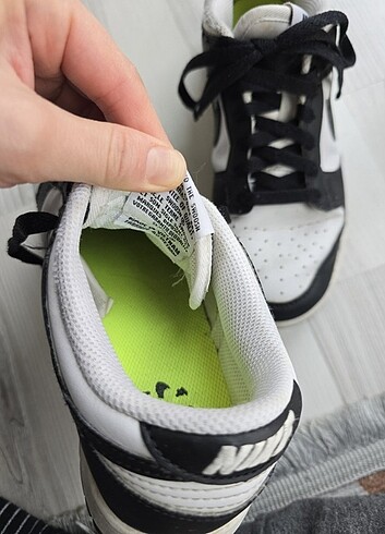 36 Beden siyah Renk #nike dunk low orijinal kadın erkek 36 numara