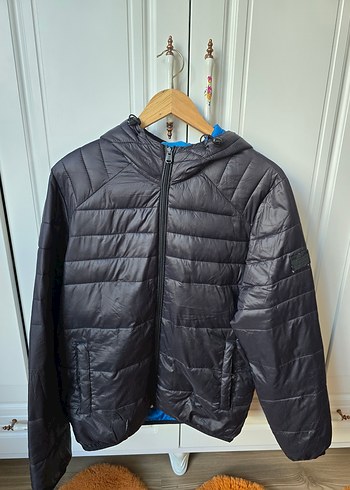 jack&jones siyah Erkek Fermuarlı İnce Mont