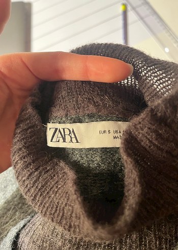 Gri Örgü Kadın Hırka ve kazak beraber - Görsel 3