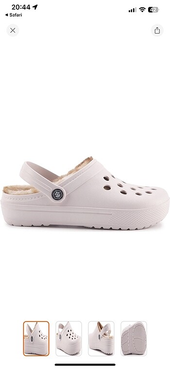 Lumberjack Tüylü Crocs Terlik