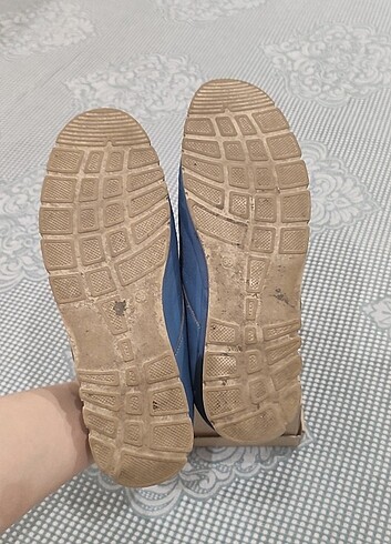 39 Beden mavi Renk Estile deri kadın ayakkabı