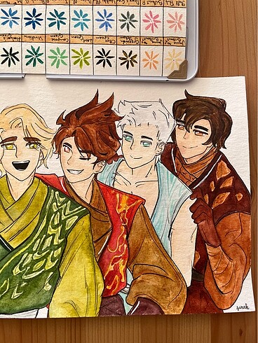  Beden Ninjago Suluboya Resim