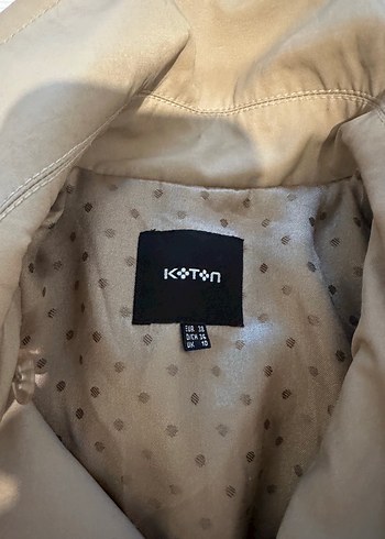 Bej Midi Kadın Trençkot kemerli - Görsel 3