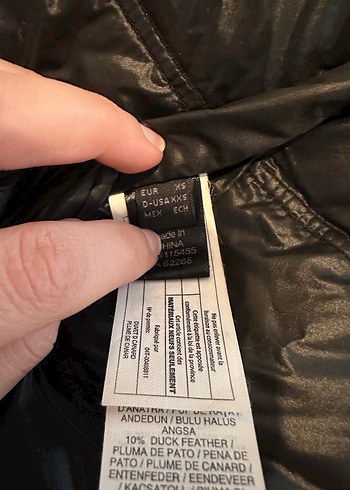 Sarı İç Detaylı Siyah  Kadın Mont - Görsel 4