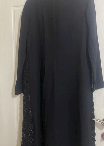 TESETTÜRE UYGUN İÇLİ DIŞLI ABAYA - Görsel 4