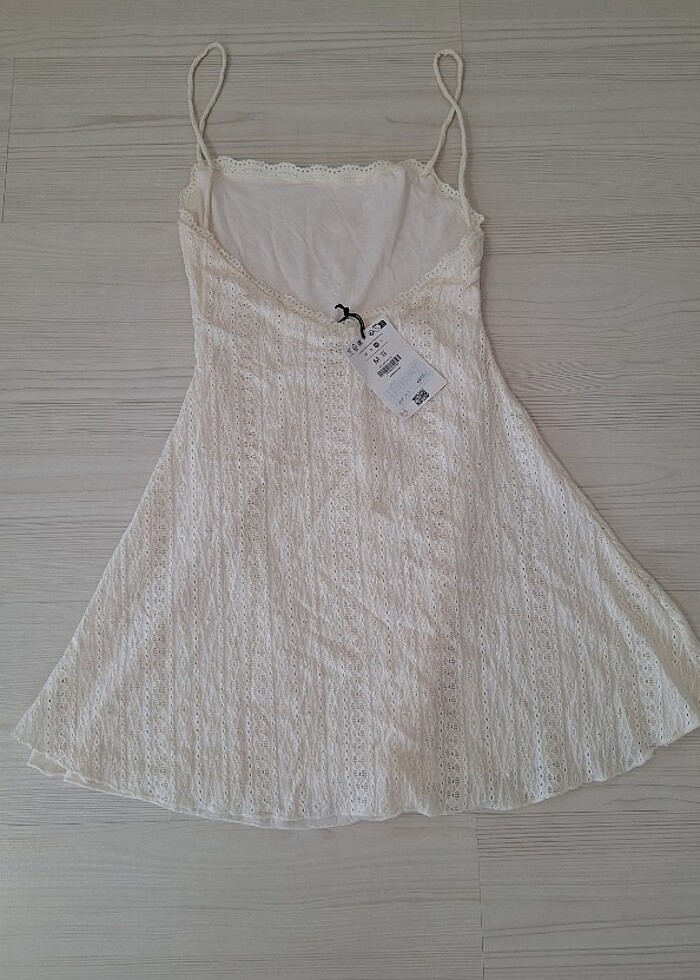 Bershka beyaz elbise - Görsel 2