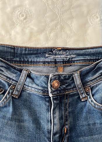 xs Beden colins düşük bel&ispanyol paça pantolon