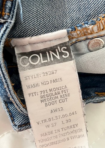 Colin's colins düşük bel&ispanyol paça pantolon