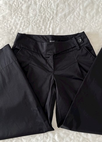düşük bel&oversize fit kumaş pantolon