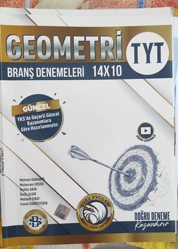 TYT Geometri Branş Denemeleri 14x10