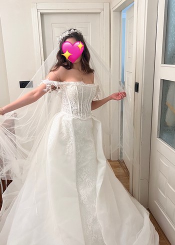 Modern Klasik Straplez Balık Gelinlik - Görsel 2