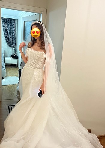 Modern Klasik Straplez Balık Gelinlik - Görsel 5