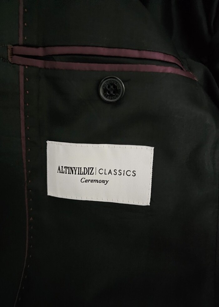 Altınyıldız Classics Bordo Smokin - Görsel 4