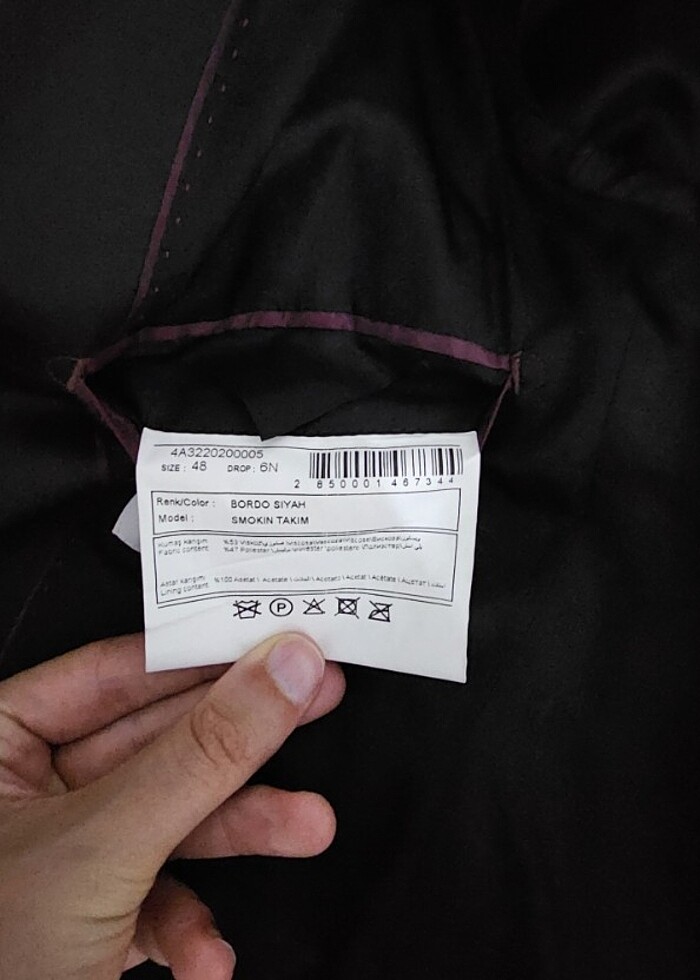 Altınyıldız Classics Bordo Smokin - Görsel 5