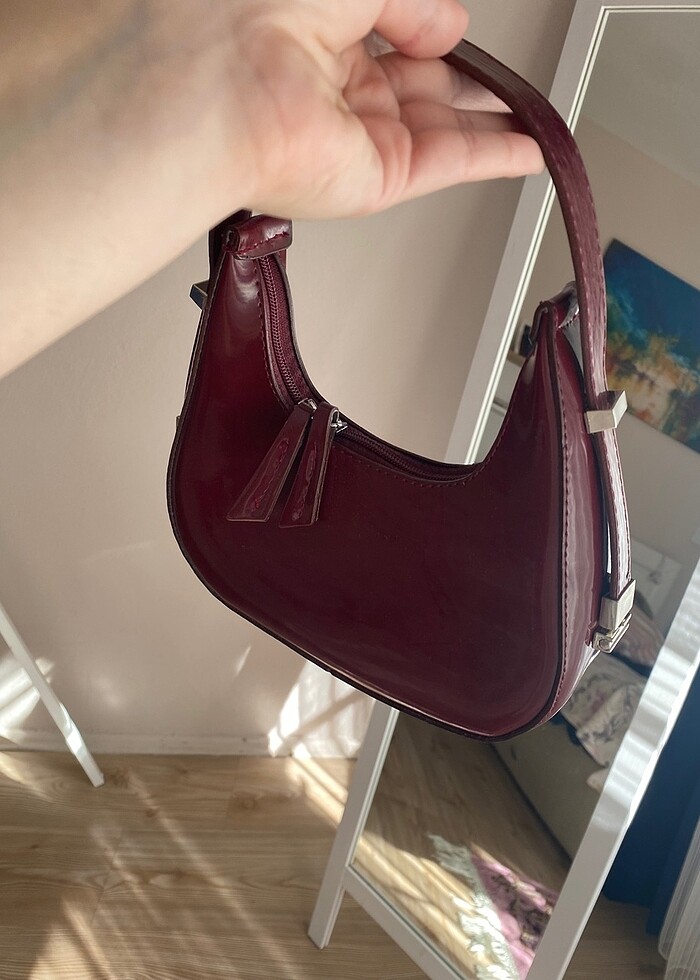 BORDO ÇANTA - Görsel 2