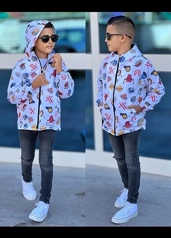 Erkek çocuk yağmurluk NBA 9-10 yaş - Görsel 2