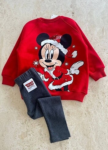 Zara Minnie taytlı çocuk takım 4-5 yaş