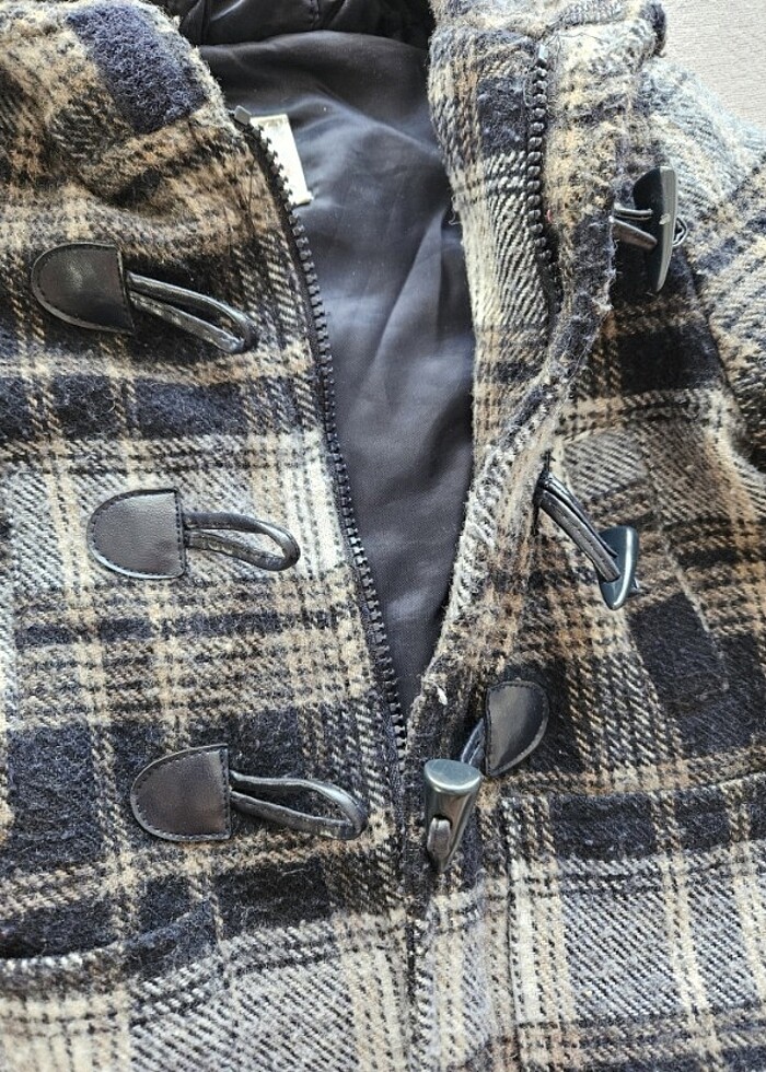 Bebek kaşe mont - Görsel 3